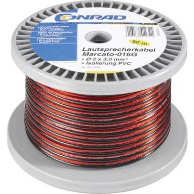 Hangszóró kábel 2 x 0.80 mm? Piros, Fekete TRU COMPONENTS 1565746 100 m Hangszóró kábel 2 x 0.80 mm? Piros, Fekete TRU COMPONENTS 1565746 100 m
