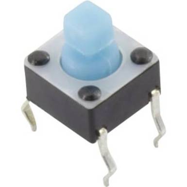 Nyomógomb, 12V/DC 0.05A, Tru Components YST-1102T Nyomógomb, 12V/DC 0.05A, Tru Components YST-1102T