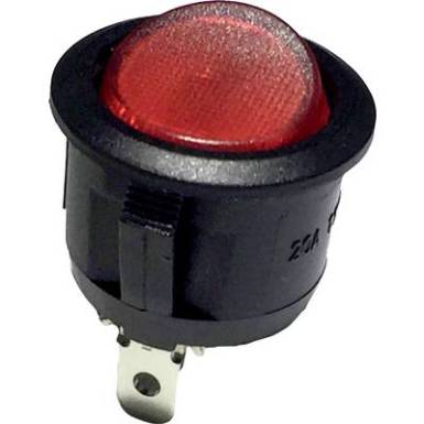 Billenőkapcsoló, kerek 12V LED, Tru Components Billenőkapcsoló, kerek 12V LED, Tru Components