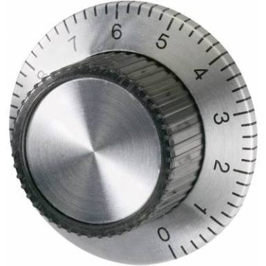 Forgatógomb finomállító skálával, Tru Components 1566136 Forgatógomb finomállító skálával, Tru Components 1566136
