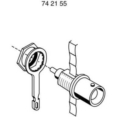 Forrfül BNC aljzat, Tru Components Forrfül BNC aljzat, Tru Components