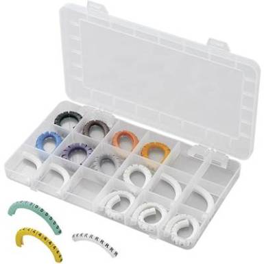 TRU COMPONENTS ECMKS-1 Jelölő klipsz Jelölés 0 - 9 , L , N , R , S, T , PE , + , - Külső átmérő tartomány 1 - 3 mm 545001 TRU COMPONENTS ECMKS-1 Jelölő klipsz Jelölés 0 - 9 , L , N , R , S, T , PE , + , - Külső átmérő tartomány 1 - 3 mm 545001