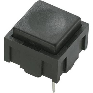 Nyomógomb fekete, Tru Components Nyomógomb fekete, Tru Components