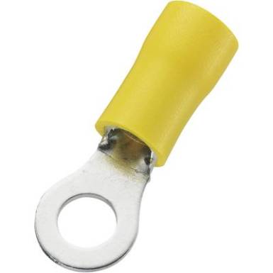 Gyűrüs kábelsaru 4 - 6 mm?, sárga, 50 db, Tru Components 1566743 Gyűrüs kábelsaru 4 - 6 mm?, sárga, 50 db, Tru Components 1566743