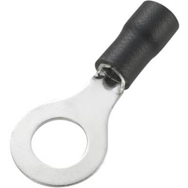 Gyűrüs kábelsaru 8,4 mm, fekete, 50 db, Tru Components Gyűrüs kábelsaru 8,4 mm, fekete, 50 db, Tru Components