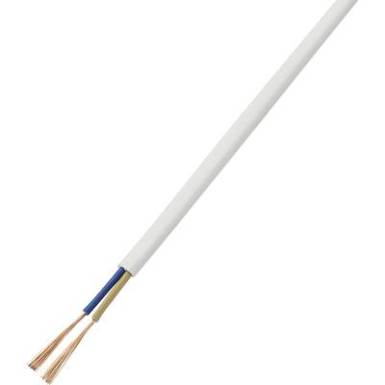 Csatlakozó vezeték, 2 x 0,75 mm?, fehér 10 m, Tru Components Csatlakozó vezeték, 2 x 0,75 mm?, fehér 10 m, Tru Components