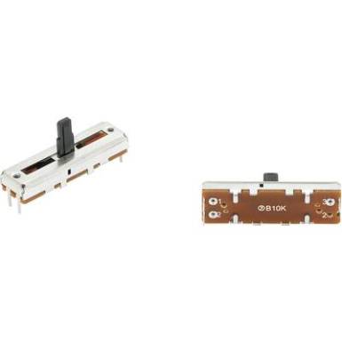 Toló potméter 10 kOhm mono 0,1 W lineáris TRU COMPONENTS F2031N Toló potméter 10 kOhm mono 0,1 W lineáris TRU COMPONENTS F2031N