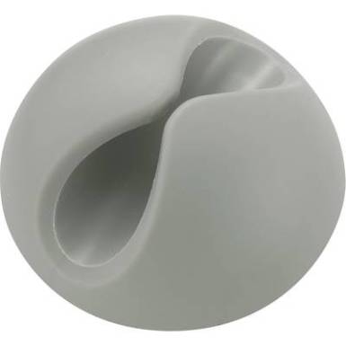 Öntapadós kábelrögzítő, szürke 35 x 18 mm, Tru Components Öntapadós kábelrögzítő, szürke 35 x 18 mm, Tru Components