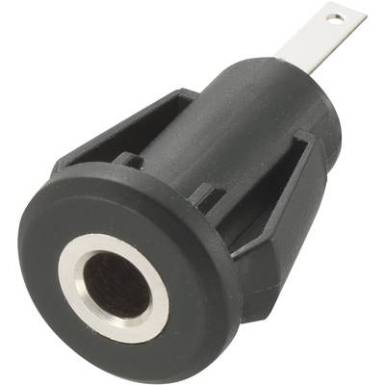 3,5 mm-es jack aljzat, 2 pól., Tru Components 1567107 3,5 mm-es jack aljzat, 2 pól., Tru Components 1567107