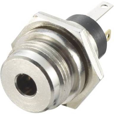 3,5 mm-es jack aljzat, beépíthető, sztereo, Tru Components 3,5 mm-es jack aljzat, beépíthető, sztereo, Tru Components