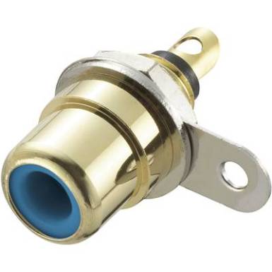 Be&eacute;p&iacute;thető RCA aljzat, k&eacute;k, Tru Components