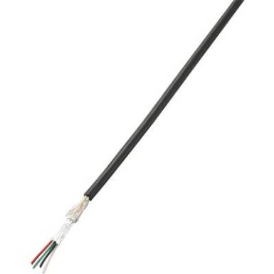 USB kábel, USB 2.0 kábel, fekete, 10 m, Tru Components USB kábel, USB 2.0 kábel, fekete, 10 m, Tru Components