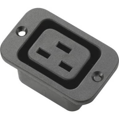 Műszercsatlakozó dugó, beépíthető, C19, Tru Components Műszercsatlakozó dugó, beépíthető, C19, Tru Components