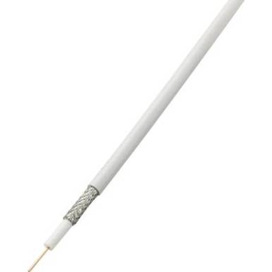 SAT koax kábel RG6U fehér 100 m, Tru Components SAT koax kábel RG6U fehér 100 m, Tru Components