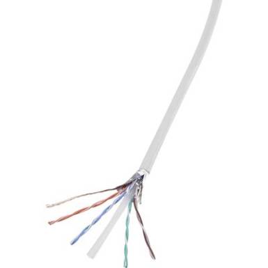 Hálózati kábel CAT 6 F/UTP 4 x 2 x 0,27 mm?, fehér, TRU COMPONENTS 1567179 305 m Hálózati kábel CAT 6 F/UTP 4 x 2 x 0,27 mm?, fehér, TRU COMPONENTS 1567179 305 m
