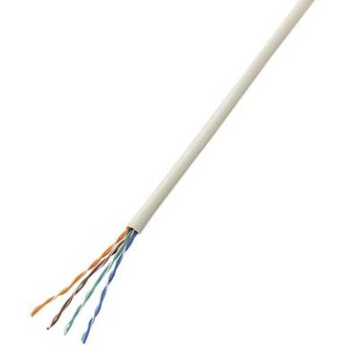 Telefonkábel, J-Y(ST)Y CCA 4 x 2 x 0,6 mm?, szürke 50m, Tru Components Telefonkábel, J-Y(ST)Y CCA 4 x 2 x 0,6 mm?, szürke 50m, Tru Components