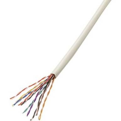Telefonkábel, J-Y(ST)Y CCA 10 x 2 x 0,6 mm?, szürke 50m, Tru Components Telefonkábel, J-Y(ST)Y CCA 10 x 2 x 0,6 mm?, szürke 50m, Tru Components