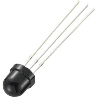 Infra vevő, 2,7-5,5V, Tru Components OS-0038N Infra vevő, 2,7-5,5V, Tru Components OS-0038N