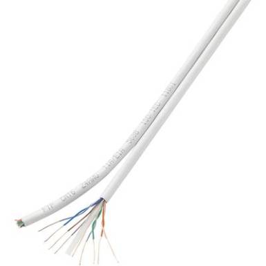 Hálózati kábel, CAT6 U/UTP DUPLEX 100m fehér, Tru Components Hálózati kábel, CAT6 U/UTP DUPLEX 100m fehér, Tru Components
