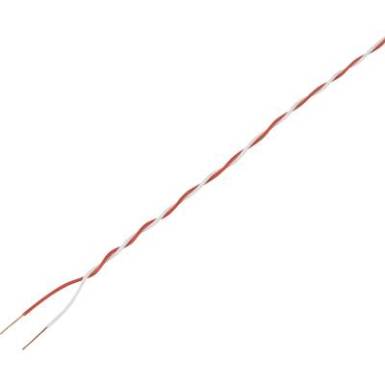 Kapcsolóvezeték 2 x 0,6 mm?, piros/fehér 20m, Tru Components Kapcsolóvezeték 2 x 0,6 mm?, piros/fehér 20m, Tru Components