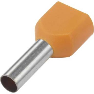 Iker érvéghüvely 8 mm Részlegesen szigetelt Narancs TRU COMPONENTS 1091317 100 db Iker érvéghüvely 8 mm Részlegesen szigetelt Narancs TRU COMPONENTS 1091317 100 db