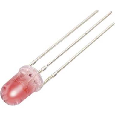 LED kivezetéssel Piros, Fehér Kerek 5 mm 1910 mcd, 1600 mcd 43 °, 28 ° 20 mA, 20 mA 2 V, 3.3 V TRU COMPONENTS LED kivezetéssel Piros, Fehér Kerek 5 mm 1910 mcd, 1600 mcd 43 °, 28 ° 20 mA, 20 mA 2 V, 3.3 V TRU COMPONENTS