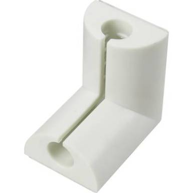 K&aacute;belcs&iacute;ptető sarokszerel&eacute;shez Feh&eacute;r TRU COMPONENTS 1226938 1 db