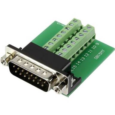 SUB-D beépíthető dugó, csavaros bekötés, 15 pól., Tru Components SUB-D beépíthető dugó, csavaros bekötés, 15 pól., Tru Components
