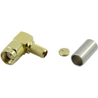 Csatlakozó, Tru Components SMA-JWC-RG58 Csatlakozó, Tru Components SMA-JWC-RG58