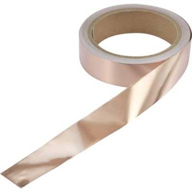 ESD ragasztószalag 1 tekercs,, vörös,réz, 10 m x 25 mm, TRU COMPONENTS ESD ragasztószalag 1 tekercs,, vörös,réz, 10 m x 25 mm, TRU COMPONENTS