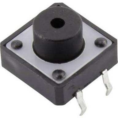 Nyom&oacute;gomb 12 V/DC 0.05 A 1 x KI/(BE) TRU COMPONENTS YST-1103B Nyom&oacute; 1 db