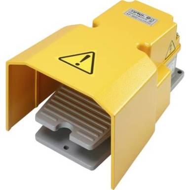 Lábkapcsoló 250 V/AC 15 A védőtokkal 1 záró, 1 nyitó TRU COMPONENTS XF-502 1 db Lábkapcsoló 250 V/AC 15 A védőtokkal 1 záró, 1 nyitó TRU COMPONENTS XF-502 1 db
