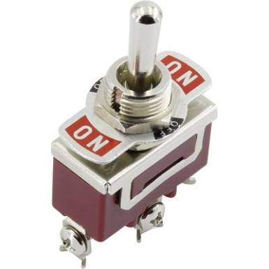 TRU COMPONENTS XT-23B Billenőkapcsol&oacute; 250 V/AC 15 A 2 x BE/KI/BE Reteszelő 1 db