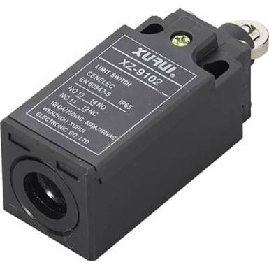 Végálláskapcsoló 250 V/AC 10 A Hengeres dugattyú Nyomó TRU COMPONENTS XZ-9/102 IP65 1 db Végálláskapcsoló 250 V/AC 10 A Hengeres dugattyú Nyomó TRU COMPONENTS XZ-9/102 IP65 1 db
