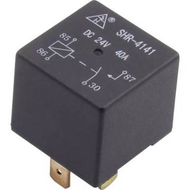 Nyák relé 12 V/DC 10 A 1 záró TRU COMPONENTS LS-T73 SHD-12VDC-F-A 4pin 1 db Nyák relé 12 V/DC 10 A 1 záró TRU COMPONENTS LS-T73 SHD-12VDC-F-A 4pin 1 db