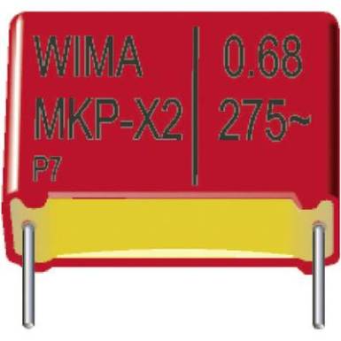 MKP fóliakondenzátor, radiális, álló 0,068 uF 400 V/DC 5 % RM 15 mm 18 x 6 x 12,5 mm Wima MKP 10 0,068uF 5% 400V MKP fóliakondenzátor, radiális, álló 0,068 uF 400 V/DC 5 % RM 15 mm 18 x 6 x 12,5 mm Wima MKP 10 0,068uF 5% 400V