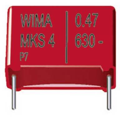 MKS fóliakondenzátor, radiális, álló 0,022 uF 100 V/DC 10 % RM 5 mm 7,2 x 2,5 x 6,5 mm Wima MKS 2 0,022uF 10% 100V RM5 MKS fóliakondenzátor, radiális, álló 0,022 uF 100 V/DC 10 % RM 5 mm 7,2 x 2,5 x 6,5 mm Wima MKS 2 0,022uF 10% 100V RM5