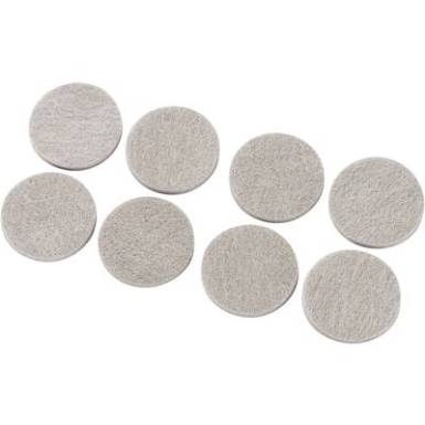 Filc műszerláb készlet, 38 x 5 mm, 8 db, szürke, Tru Components Filc műszerláb készlet, 38 x 5 mm, 8 db, szürke, Tru Components
