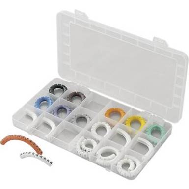 TRU COMPONENTS ECMKS-2 Jelölő klipsz Jelölés 0 - 9 , L , N , R , S, T , PE , + , - Külső átmérő tartomány 2 - 5 mm 545003 TRU COMPONENTS ECMKS-2 Jelölő klipsz Jelölés 0 - 9 , L , N , R , S, T , PE , + , - Külső átmérő tartomány 2 - 5 mm 545003