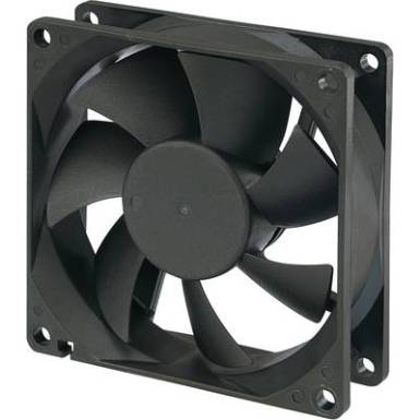 TRU COMPONENTS RD8025B24H Axi&aacute;lis ventil&aacute;tor 24 V/DC 57 m?/&oacute;ra (H x Sz x Ma) 80 x 80 x 25 mm