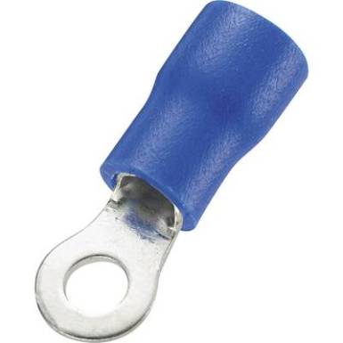 Gyűrüs kábelsaru 13 mm, kék, 50 db, Tru Components Gyűrüs kábelsaru 13 mm, kék, 50 db, Tru Components