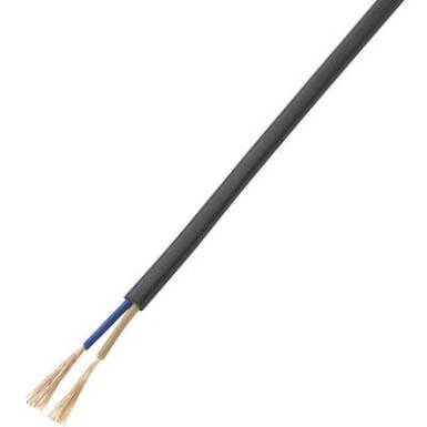 Csatlakoz&oacute; vezet&eacute;k, 2 x 0,75 mm?, fekete, 10 m, Tru Components
