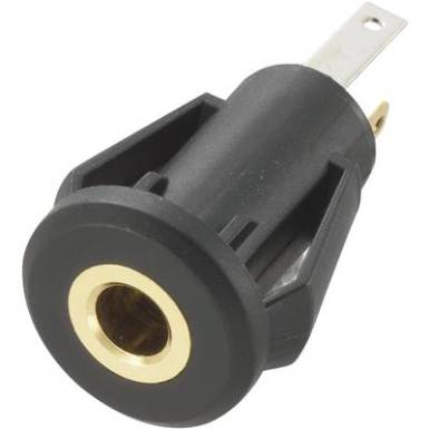 3,5 mm-es jack aljzat, 3 pól., Tru Components 3,5 mm-es jack aljzat, 3 pól., Tru Components