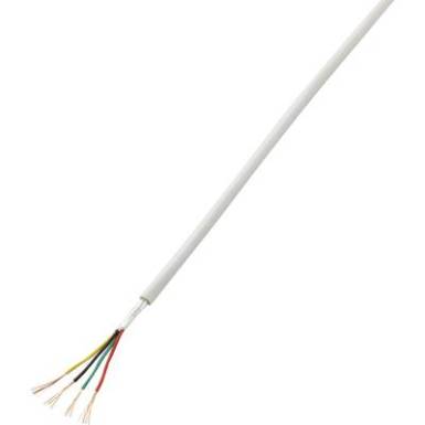 Litze huzal, LIYY 4 x 0,14 mm?, fehér 50 m, Tru Components Litze huzal, LIYY 4 x 0,14 mm?, fehér 50 m, Tru Components