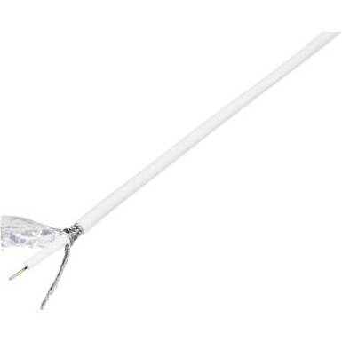 Koax kábel RG6U fehér 25 m, Tru Components Koax kábel RG6U fehér 25 m, Tru Components
