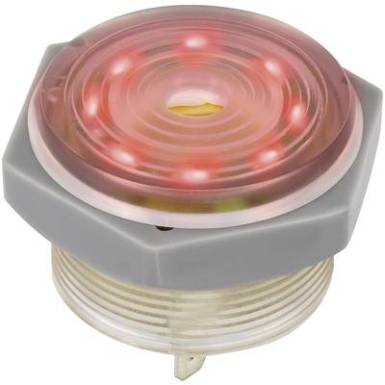Piezo zümmer 95 dB, 12 V/DC, 18 mA, piros, Tru Components Piezo zümmer 95 dB, 12 V/DC, 18 mA, piros, Tru Components