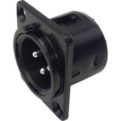 XLR csatlakozó dugó, 3 pól., Tru Components 1570537 XLR csatlakozó dugó, 3 pól., Tru Components 1570537
