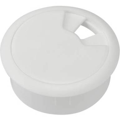 Kábelátvezető gyűrű bútorhoz ? 68/60 x 27 mm, ABS, fehér, TRU COMPONENTS 530045 Kábelátvezető gyűrű bútorhoz ? 68/60 x 27 mm, ABS, fehér, TRU COMPONENTS 530045