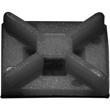 Kábelkötegelő rögzítő készlet, 50 db 25 x 25 mm, fekete, Tru Components Kábelkötegelő rögzítő készlet, 50 db 25 x 25 mm, fekete, Tru Components