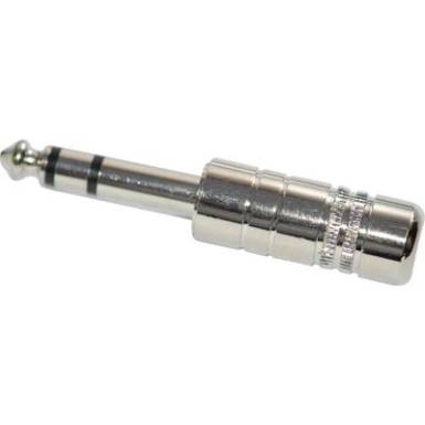 6,3 mm-es jack dugó, sztereo, fém, Tru Components 6,3 mm-es jack dugó, sztereo, fém, Tru Components